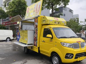 Xe ô tô bán trà trái cây và đồ ăn vặt lưu động 16 2 8