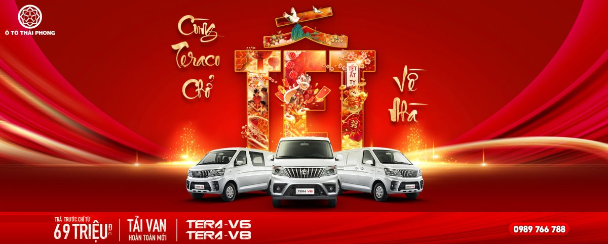 THÁNG 1/2025 NGẬP TRÀN ƯU ĐÃI SẮM NGAY TẢI MỚI – CÙNG TERACO CHỞ TẾT VỀ NHÀ 2 DMC VAN Jan25 2160x870