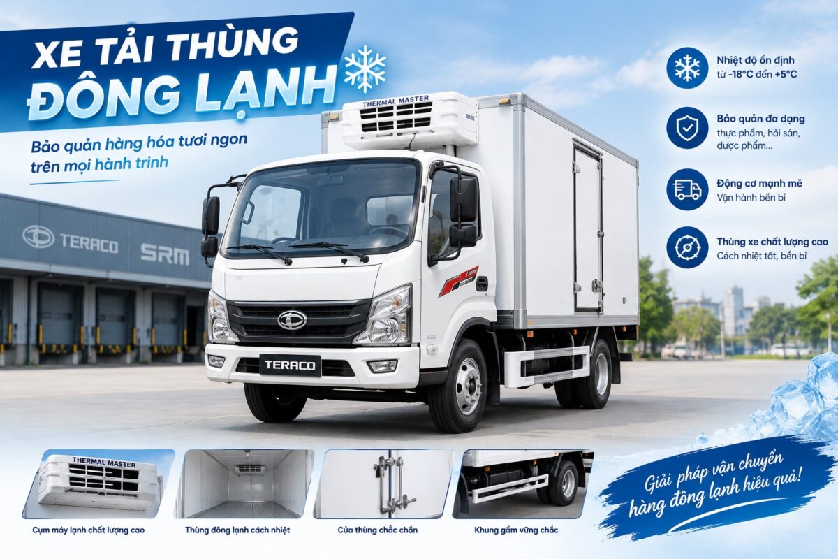 Xe tải thùng đông lạnh