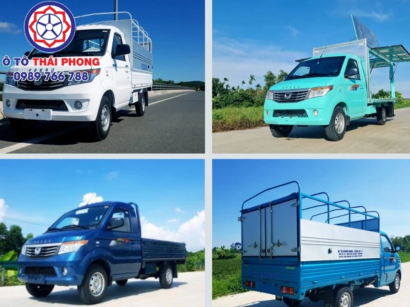 kinh nghiệm mua xe tải nhỏ Bảng màu đa dạng của xe Kenbo 990kg