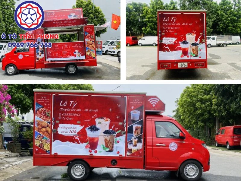 mẫu xe lưu động bán trà sữa mẫu xe lưu động bán trà sữa