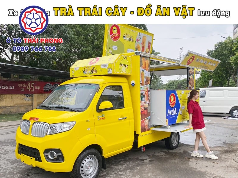 Xe bán hàng lưu động không bị phụ thuộc vào mặt bằng