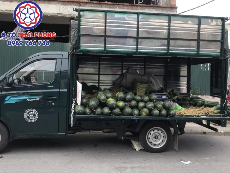 Xe bán hàng lưu động theo yêu cầu Kinh doanh trái cây, rau củ sạch trên xe lưu động