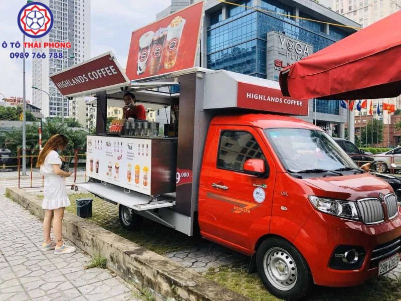 Xe bán Coffee lưu động thông minh, nổi bật Tư vấn giá xe bán hàng lưu động đảm bảo thu hồi vốn nhanh và có lãi tốt