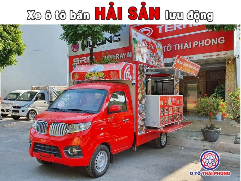 Xe bán hải sản lưu động được Ô Tô Thái Phong thiết kế riêng Tư vấn giá xe bán hàng lưu động đảm bảo thu hồi vốn nhanh và có lãi tốt