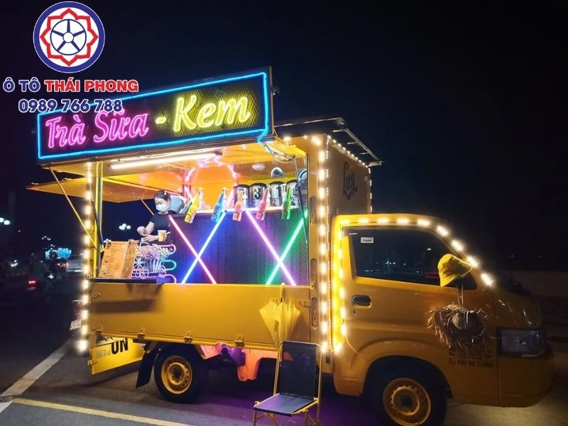 Xe bán hàng lưu động nhỏ gọn giúp bạn tiếp cận khách mọi nơi