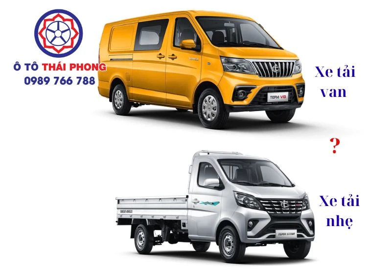Nên mua xe tải van hay tải nhẹ