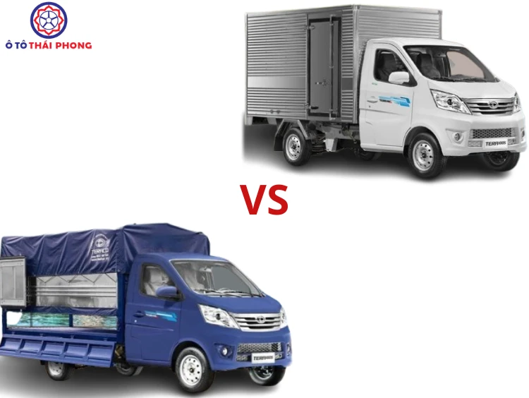 So sánh xe tải 1 tấn thùng kín và thùng bạt So sánh xe tải 1 tấn thùng kín và thùng bạt