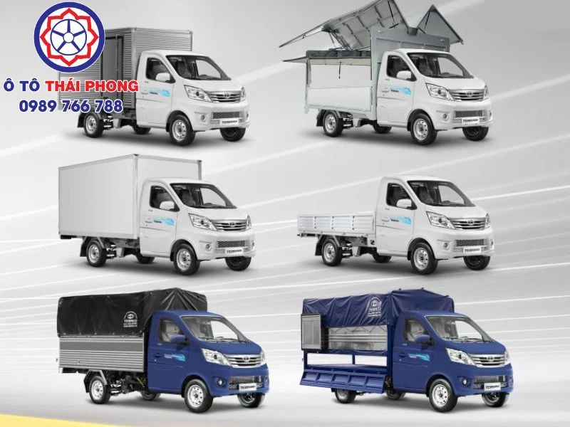 Bộ sưu tập xe tải nhẹ được khách hàng yêu thích tại Thái Phong