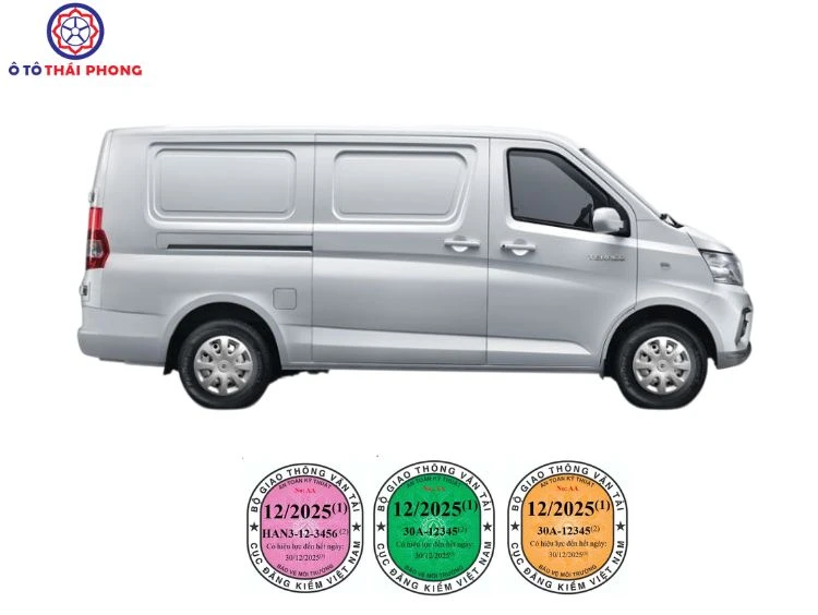 phí đăng kiểm xe tải van 