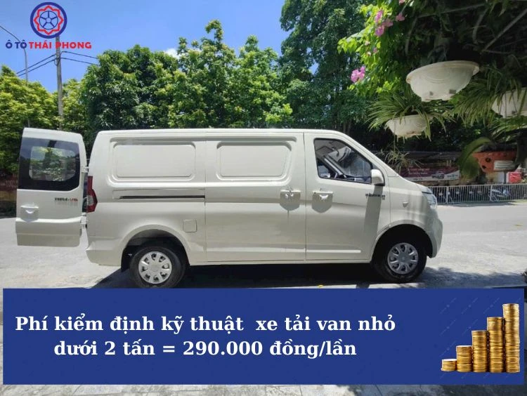 phí đăng kiểm xe tải van 
