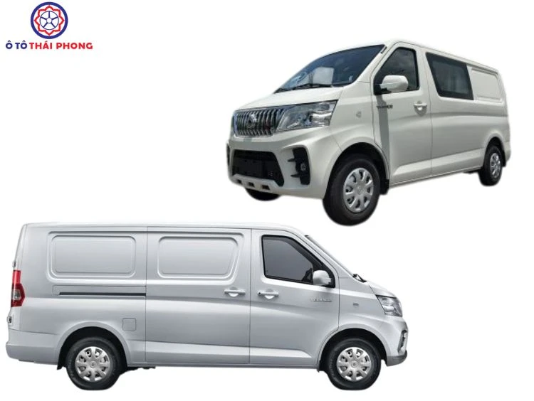 so sánh xe tải van Tera V6 và Tera V8