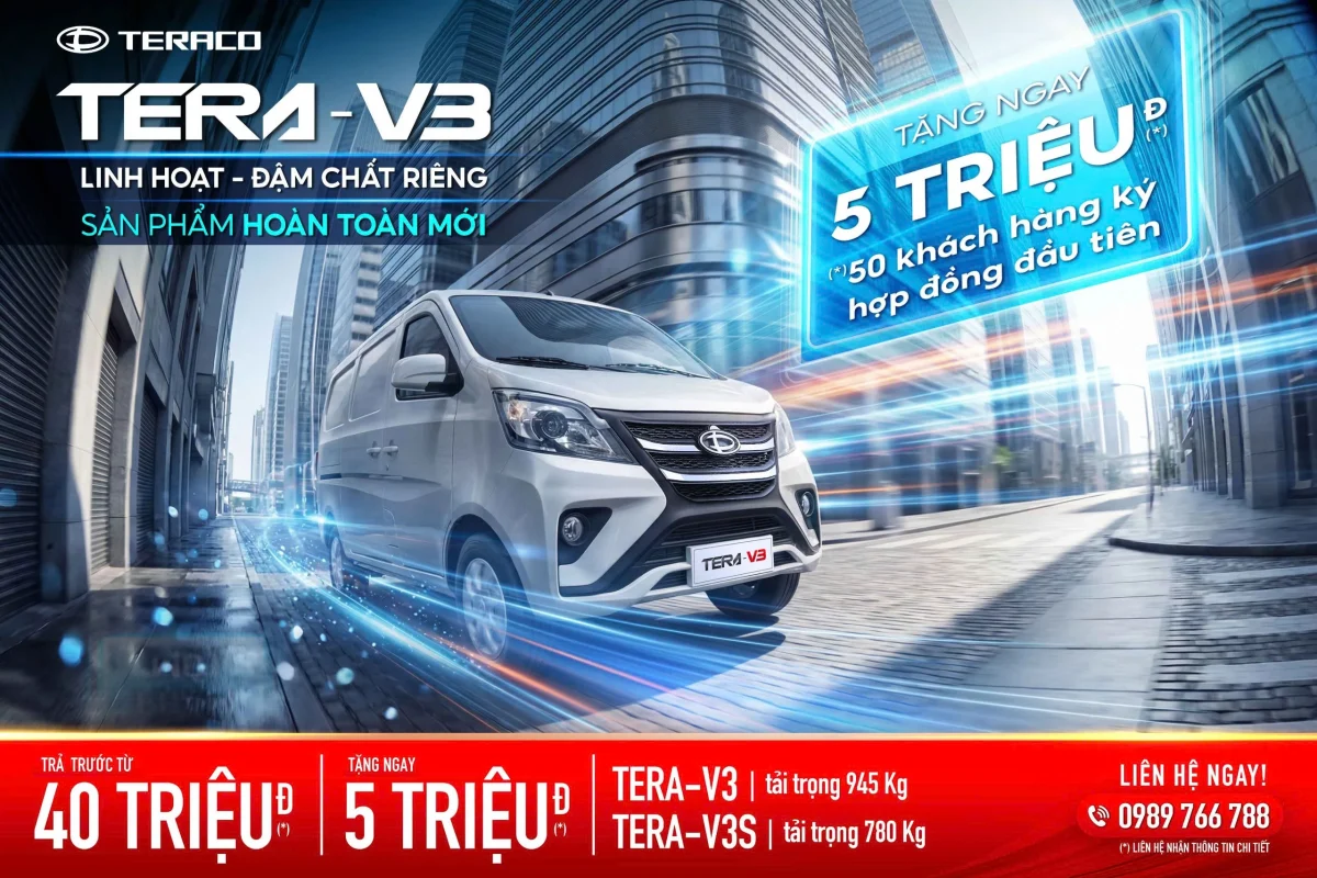 Xe tải van Teraco